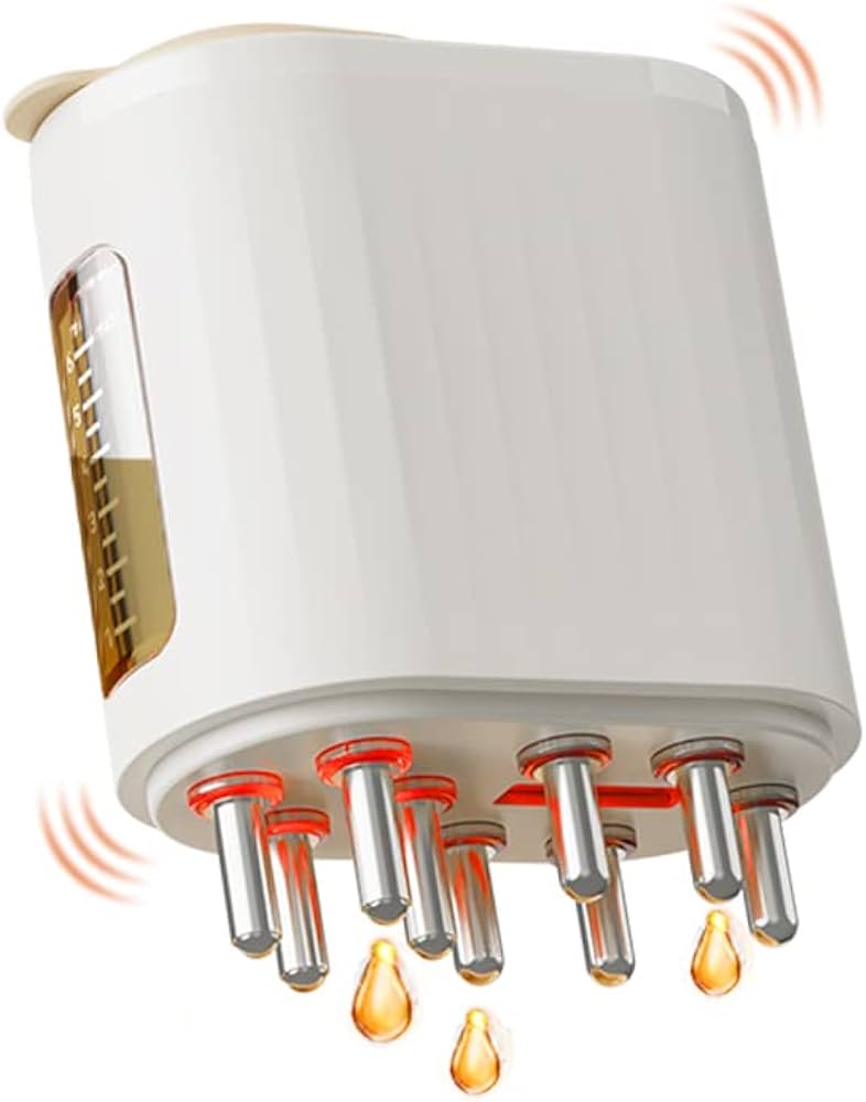 STRELLO STORE™ - RED LIGHT THERAPY ELECTRIC SCALP MASSAGER AND HAIR OIL APPLICATOR