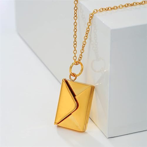 STRELLO STORE™ - ENVELOPE LOVE LETTER PENDANT NECKLACE