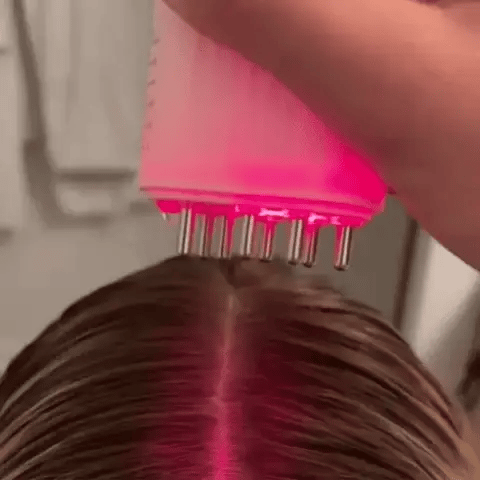 STRELLO STORE™ - RED LIGHT THERAPY ELECTRIC SCALP MASSAGER AND HAIR OIL APPLICATOR