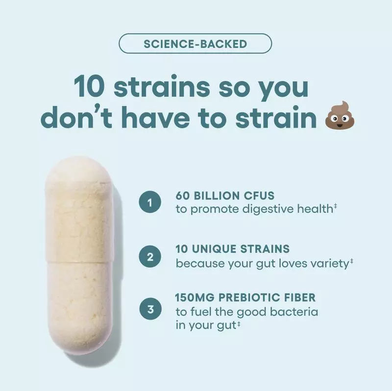 STRELLO STORE™ - DIGESTIVE ENZYMES 60CT + 60B PROBIOTIC 30CT