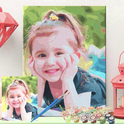 STRELLO STORE™   - PERSONALIZED PAINT BY NUMBERS KIT